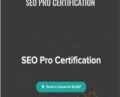 SEO Pro Certification – Chase Reiner