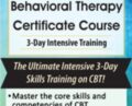 Cognitive Behavioral Therapy Intensive Training Certificate Course – John Ludgate