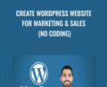 Create WordPress Website For Marketing & Sales (No Coding) – Pouya Eti