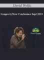 David Wolfe – LongevityNow Conference Sept 2010