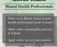 Ethical Principles in the Practice of Rhode Island Mental Health Professionals – Allan M. Tepper