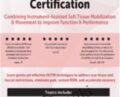 IASTM Practitioner Certification: Combining Instrument-Assisted Soft Tissue Mobilization and Movement to Improve Function and Performance – Dr. Shante Cofield
