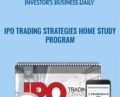 IPO Trading Strategies Home Study Program – Investors Business Daily