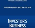 Investors Business Daily Jan ~ Apr 2016 – Anonymously