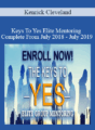Kenrick Cleveland – Keys To Yes Elite Mentoring Complete From July 2018 – July 2019
