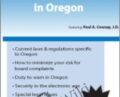 Legal and Ethical Issues in Behavioral Health in Oregon – David J. Madigan and Paul A. Cooney