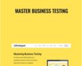 Master Business Testing – Dr. Alex Osterwalder