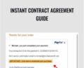 Instant Contract Agreement Guide – Michael Senoff