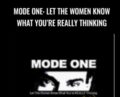 Mode One: Let The Women Know What Youre REALLY Thinking – Alan Roger Currie