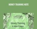 Money Training Note – Rederick Dodson