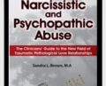 Narcissistic and Psychopathic Abuse: The Clinicians Guide to the New Field of Traumatic Pathological Love Relationships – Sandra Brown, Claudia Paradise & William P Brennan