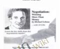Negotiation: winning more than money – Michael Lebeau