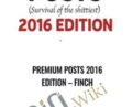 Premium Posts 2016 Edition – Finch