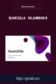 QuantZilla – Rajandran R