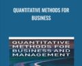 Quantitative Methods for Business – John Buglear