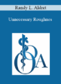 Randy L. Aldret – Unnecessary Roughness: Changing the Face of Pre-Season in Athletics