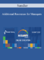 Sandler – Additional Resources for Managers