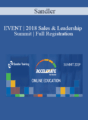 Sandler – EVENT | 2018 Sales & Leadership Summit | Full Registration