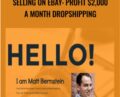 Selling on eBay: Profit $2,000 a Month Dropshipping – Matt Bernstein
