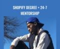 Shopify Degree  + 24-7 Mentorship – Malik Mufasa