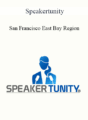 Speakertunity – San Francisco East Bay Region