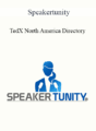 Speakertunity – TedX North America Directory