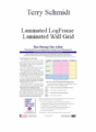 Terry Schmidt – Laminated LogFrame Laminated Wall Grid