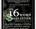 The 16-Word Sales Letter – Evaldo Albuquerque