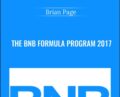 The BNB Formula Program 2017 – Brian Page