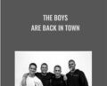 The Boys Are Back in Town – Steve Cotter, Nate Morrison, Steve Maxwell and Mike Mahler