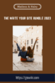 The Write Your Site Bundle 2023  –  Madison & Haley