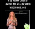 Wtse Womans Way to Love Sex and Vitality World Wide Summit 2016 – Yin Wellness