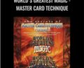 Master Card Technique – Worlds Greatest Magic