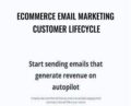 eCommerce Email Marketing Customer Lifecycle – Andriy Boychuk